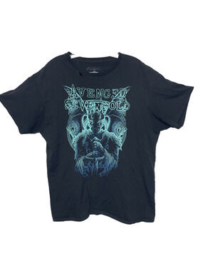 Avenged Sevenfold Hail To The King Tour Mens L T-shirt Distressed